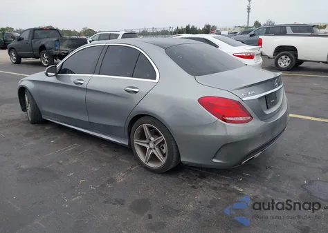 2016 Mercedes-Benz C 300 Sport from USA, damaged, VIN 55SWF4JB0GU158638